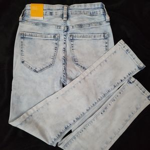 Nature Denim Light Wash High Rise Skinny Ankle Jeans